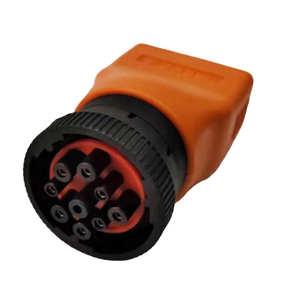 Trucks Diagnostic Terminal Connector OBD2 to 9PIN Cable Adapter Trucks Computer Tester Adapter for