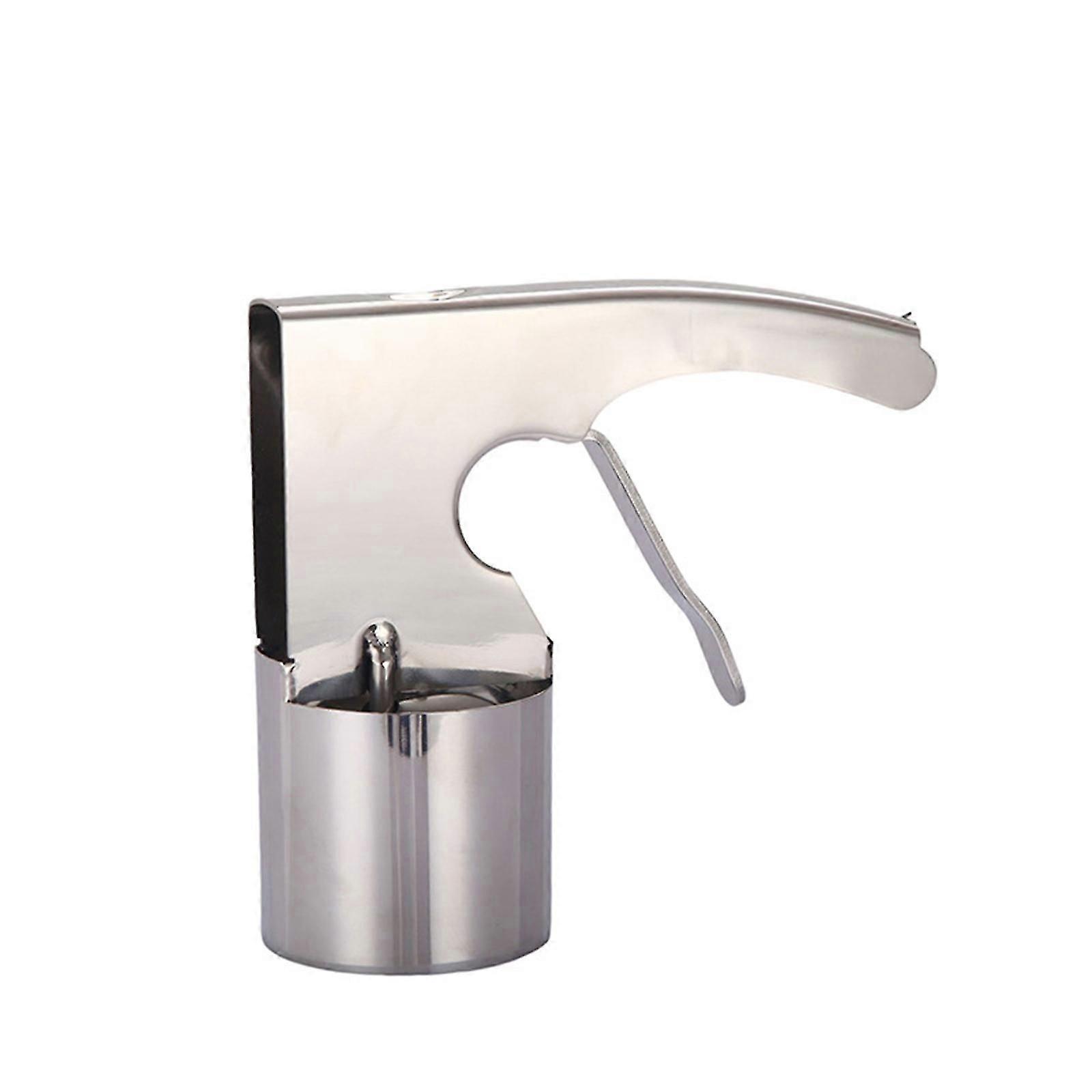 Stainlesss Steel Spoon and Cylinders Practical Ice-Cream Scoopers with Spring Operated Triggers Reliable Dessert Tool Myi