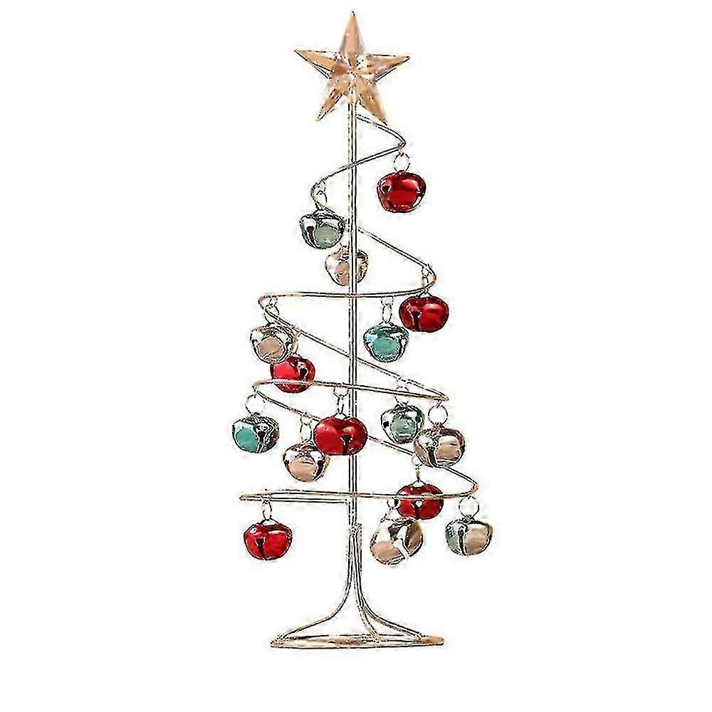 Tabletop Spiral Gems Christmas Tree-metal Table Top Tree