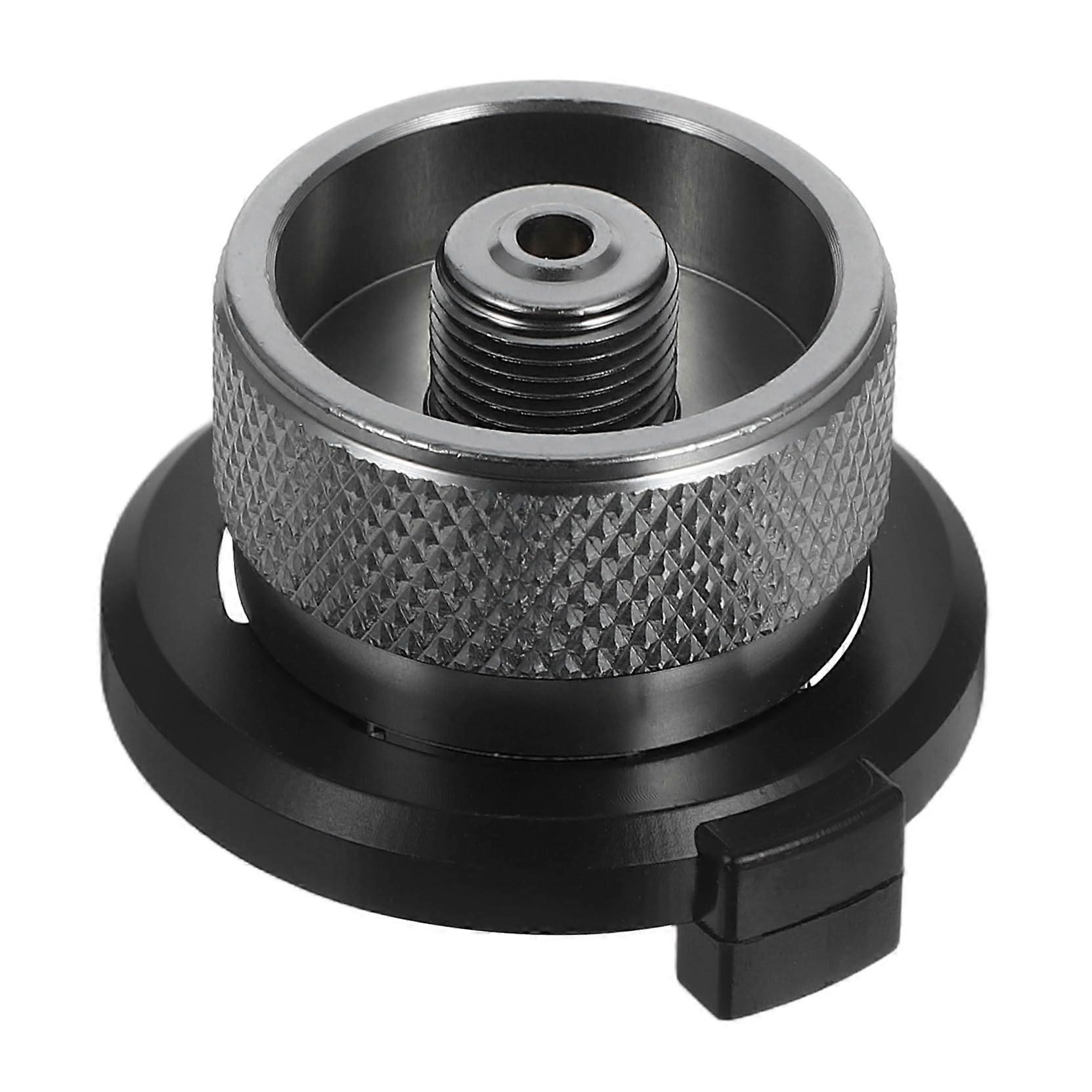 Camping Gas Converter Adapter For Propane Canisters Compact Round Gas Tank Adapter Stable Connection For Outdoor Stoves