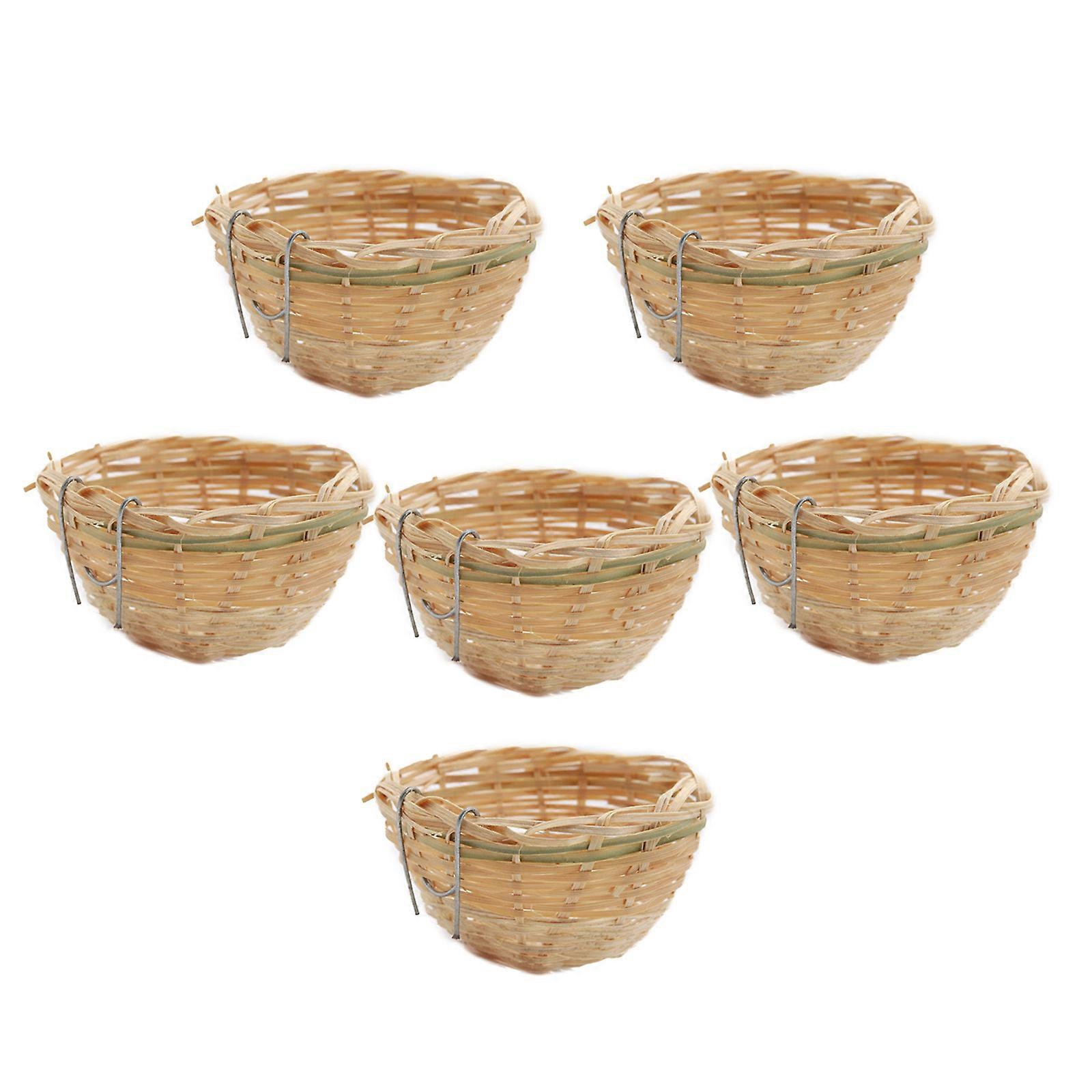 Ventilated Bird Hatching Nest With Secure Hook System Easy Installation for Backyard Bird Shelter Multicolor