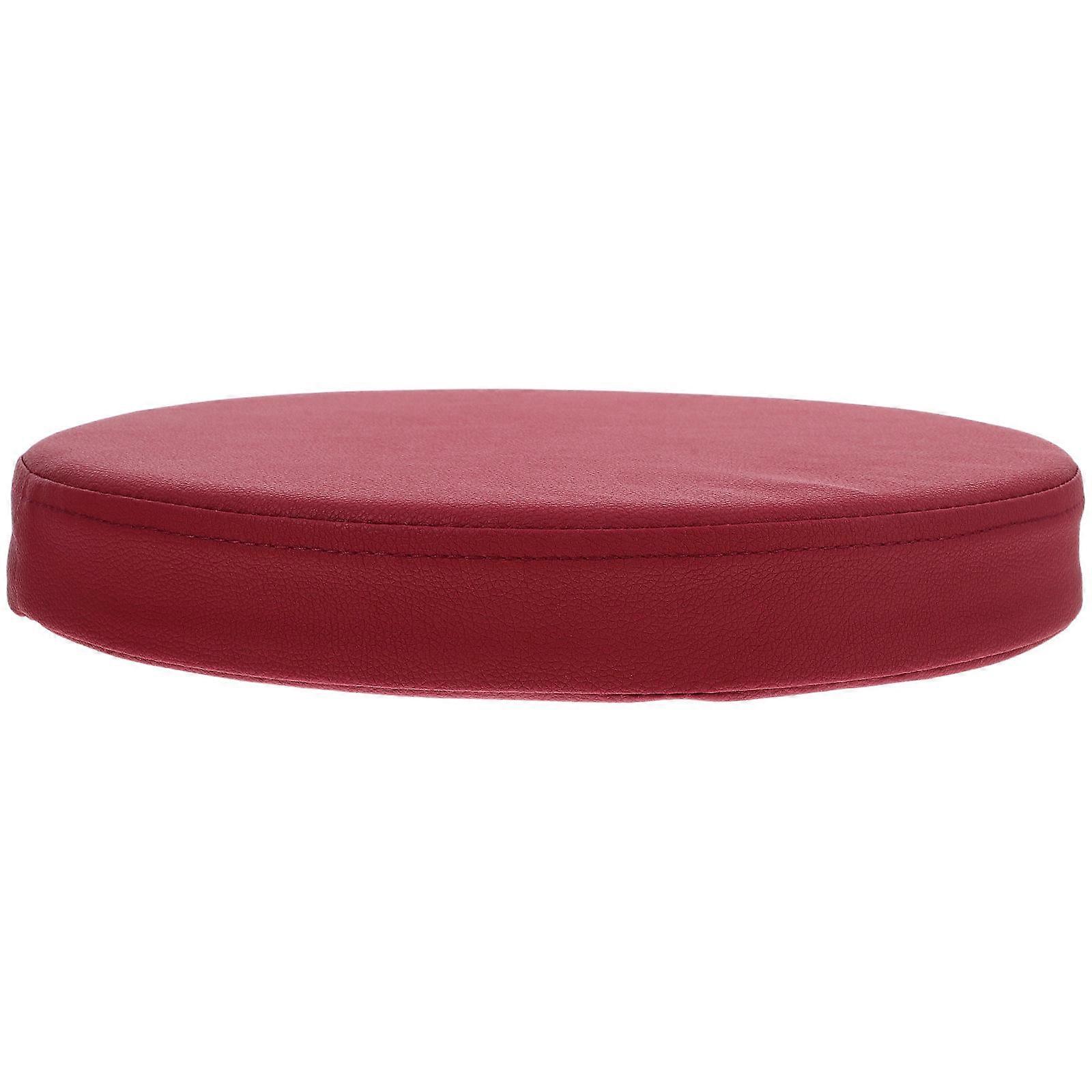 Dark Red Round Seat Cushion for Multi-Purpose Chair Pad