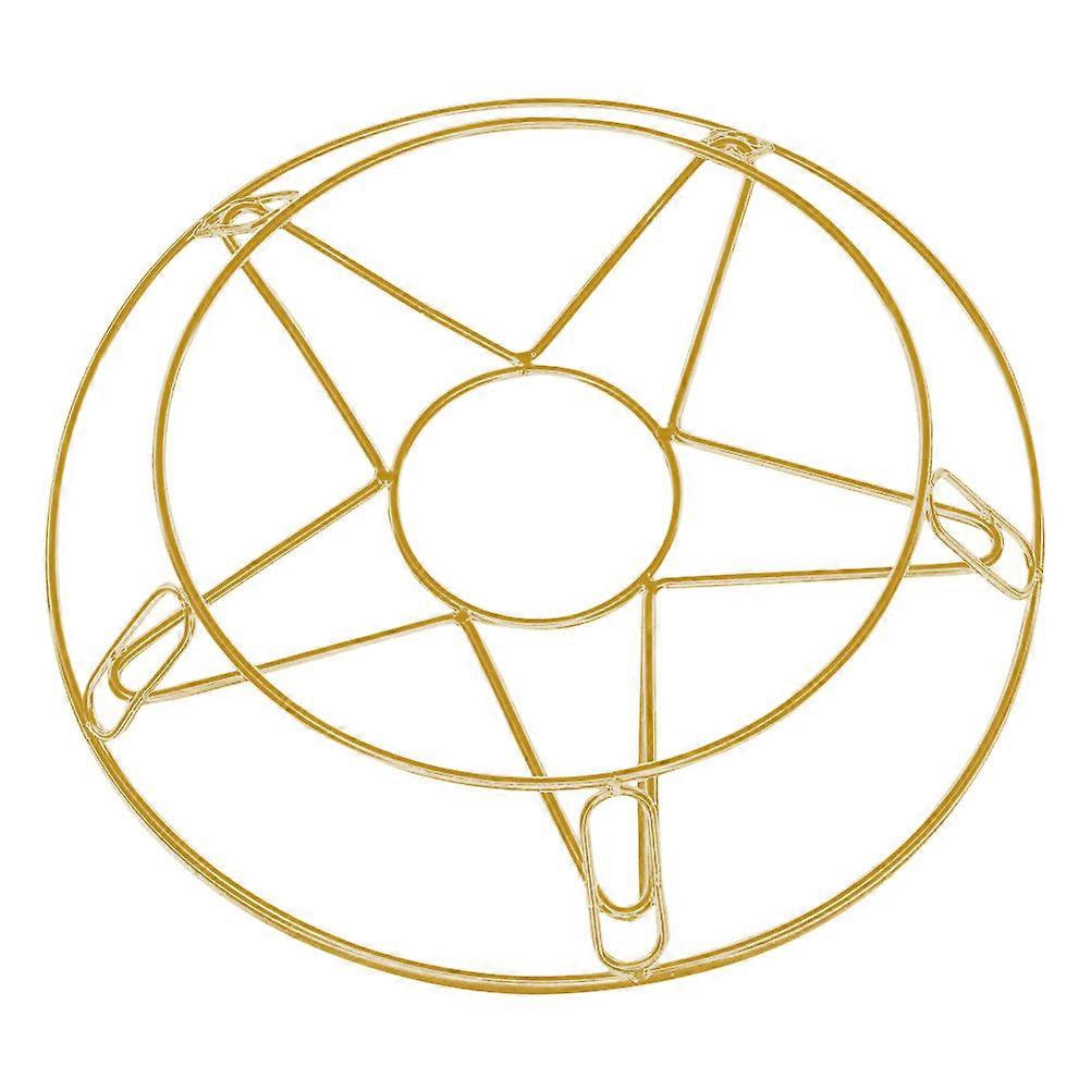 Golden Stainless Steel Cooling Rack for Kitchen Use Double Layer Rack