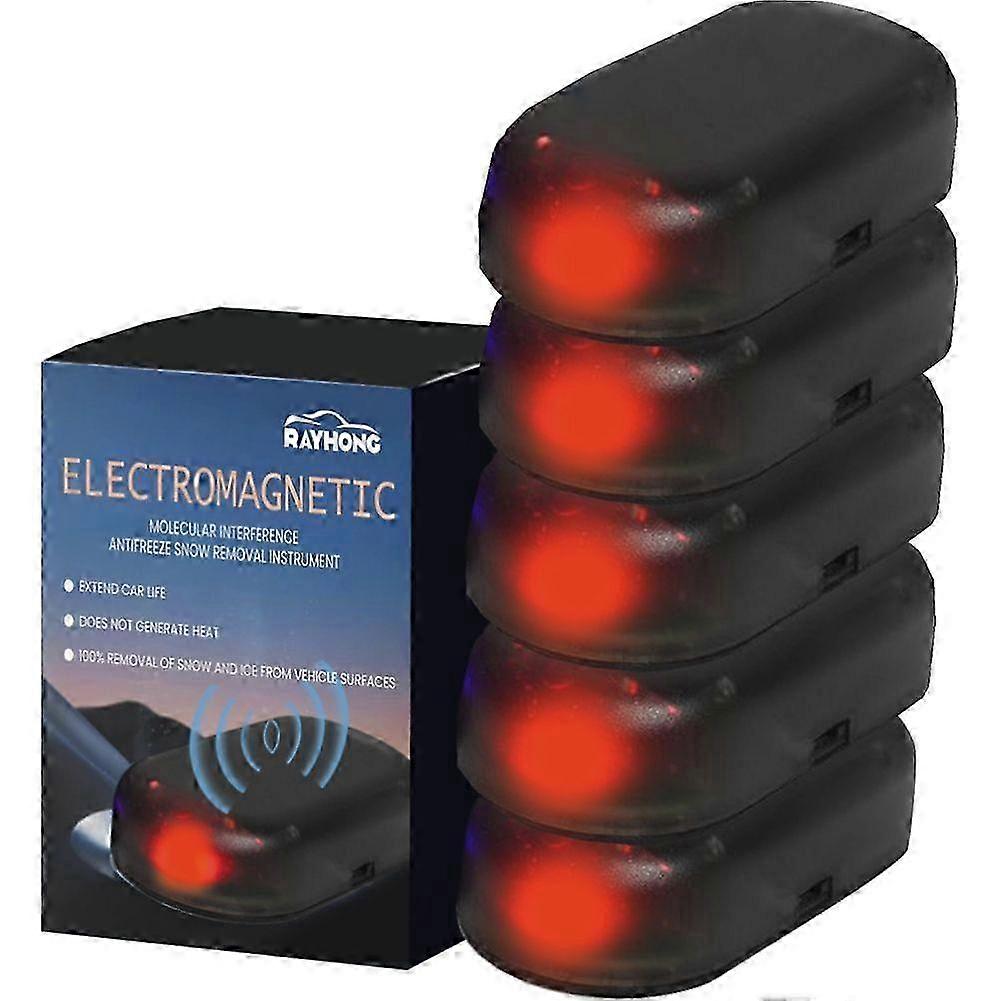 Upgraded Electromagnetic Deicer Molecular Interface Snow Remover Air Freshener Car Antifreeze Electromagnetic Ice Melting