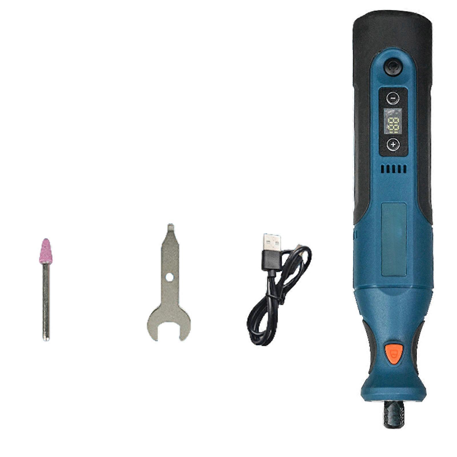 Multi Function Cutting Engraving Tool With Rechargeable Battery ABS Metal Construction Functional Material Compatibility Multicolor
