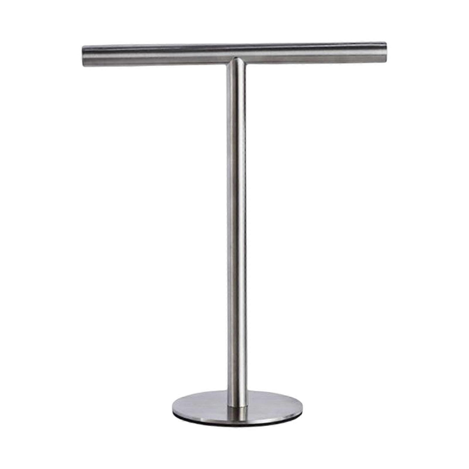 T Shape Hand Towel Rack Paper Towel Holder for Bathroom Countertop Storage Organizing