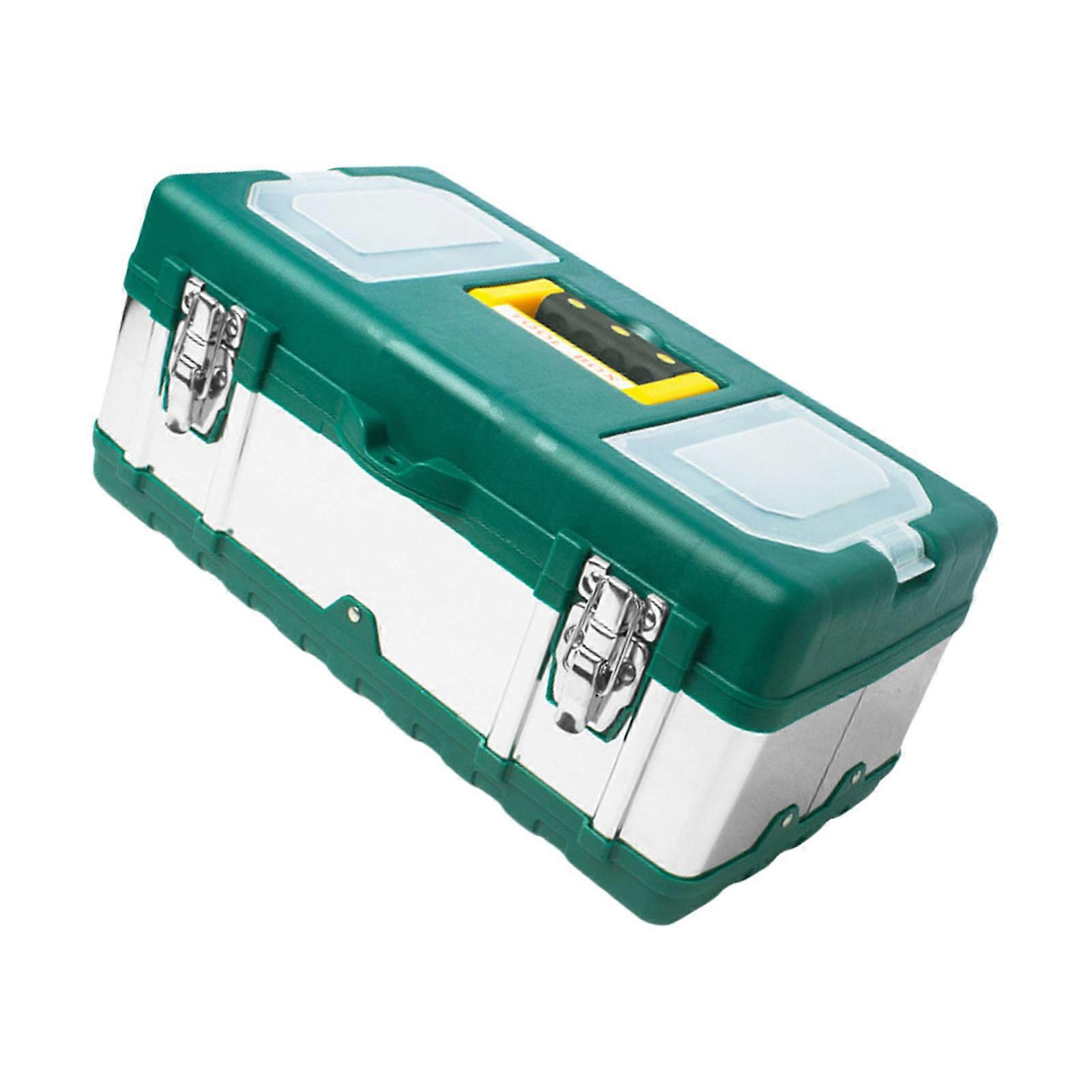 Heavy Duty Tool Storage Case Secure Lockable Latches Ergonomic Handle 100kg Load Capacity For Workshops Job Sites Multicolor