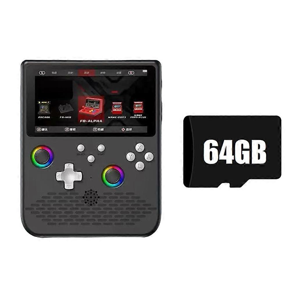 H5 Retro Handheld Game Console 5.0inch Screen 64G 15000+Games Portable Game Player Support 34 Types of Simulators A