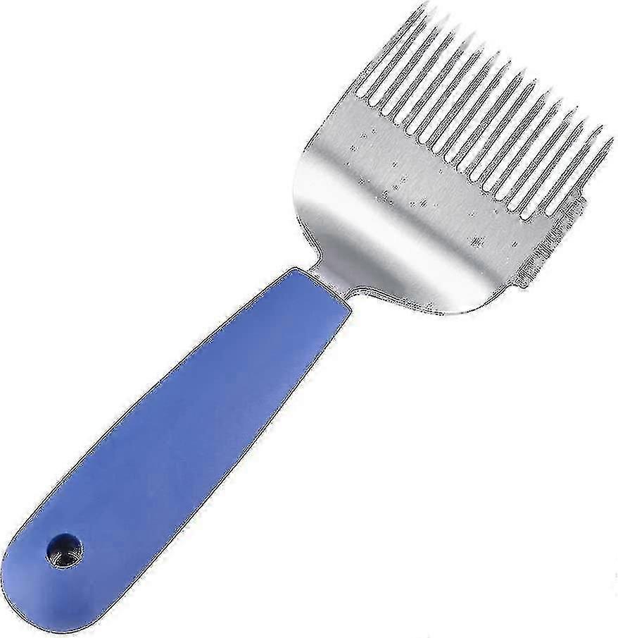 شوكة Uncapping Bee ، الفولاذ المقاوم للصدأ إبر مستقيمة مقبض بلاستيكي Bee Honey Sparse Rake Shovel / bl