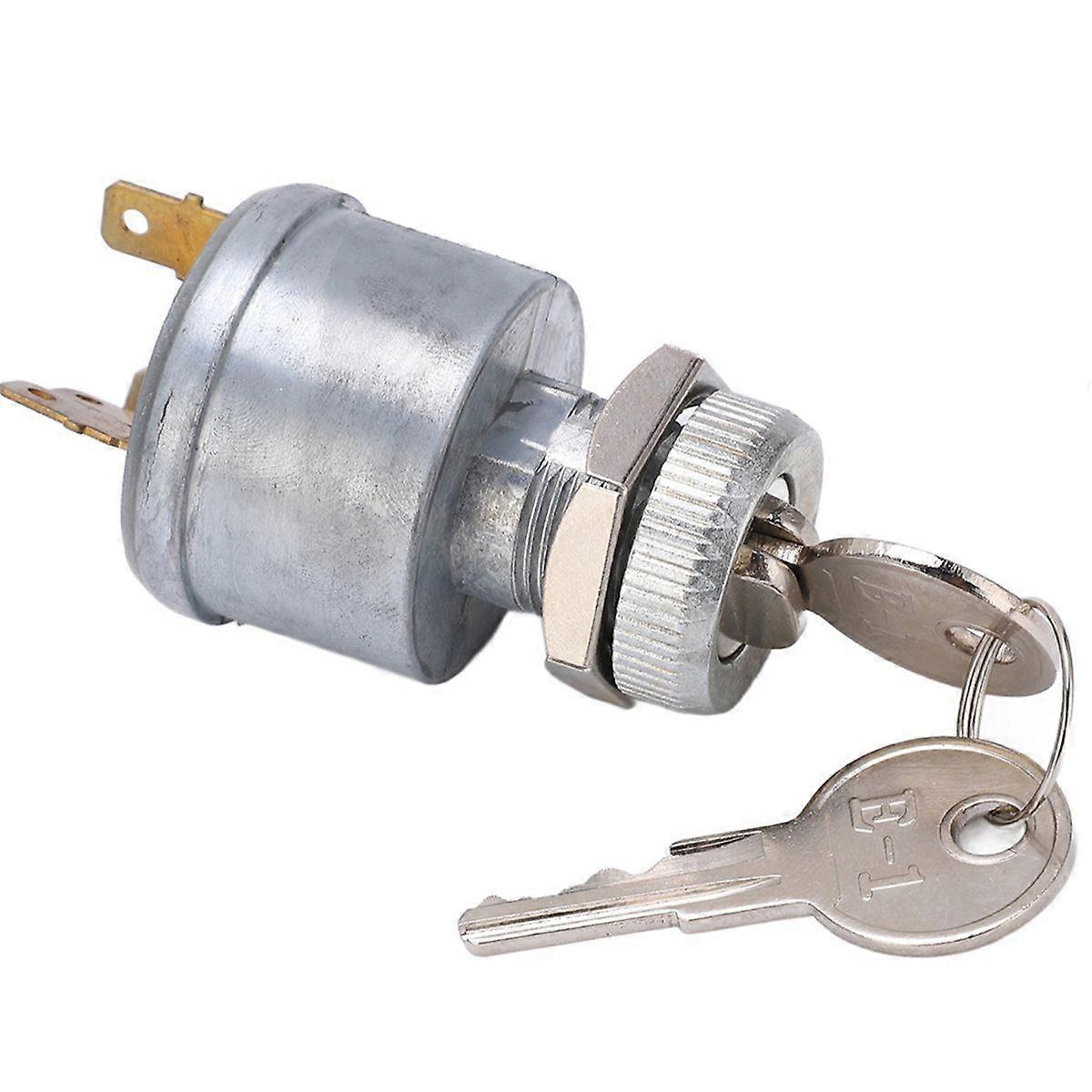 Club Car Ignition Switch with 2 Keys 33639G01 Replacement for Golf Cart Ignition Switch