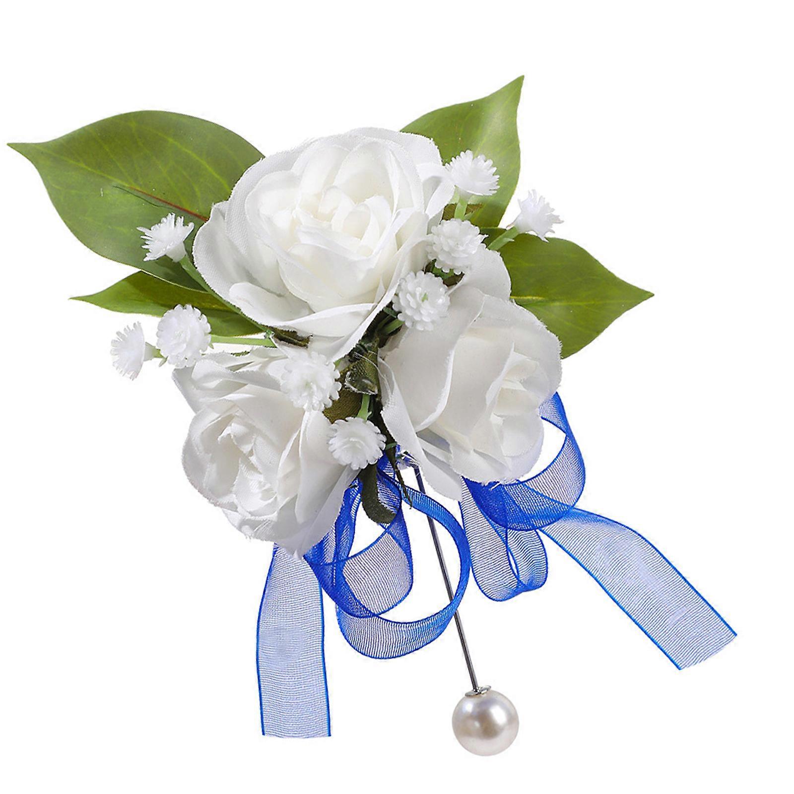 Corsage de poignet de mariage fait main, ajustable et élégant, multicolore.