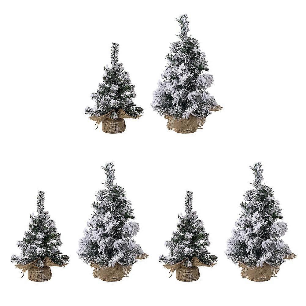 6 Pack Artificial Mini Christmas Tree Mini Christmas Tree Decorations