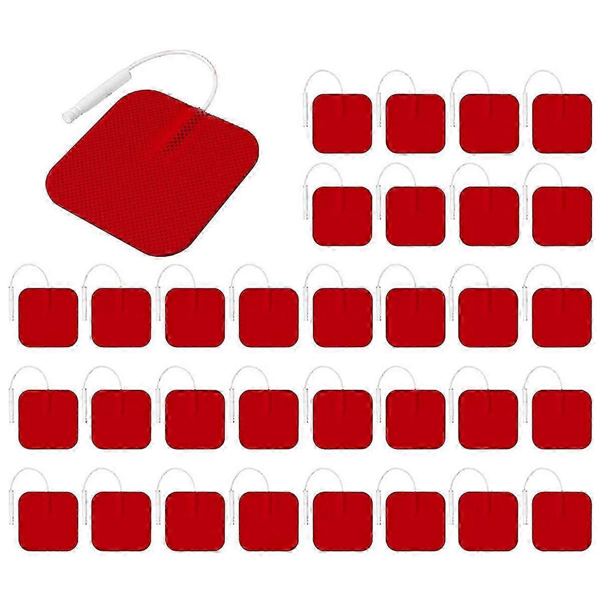 40PCS Value Pack TENS Unit Replacement Pads, Reusable Latex-Free Electrodes Pads Compatible with TENS Machine