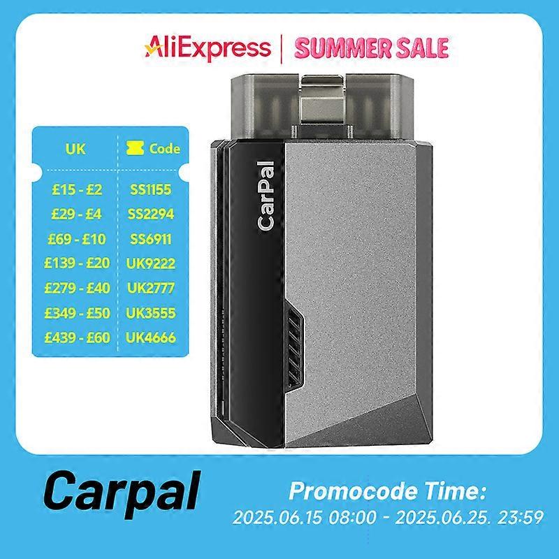 TOPDON Carpal OBD2 Scanner for Car All System Diagnostic Tool Vehicle Health Check Smog Check Battery Test IOS Android  BT 5