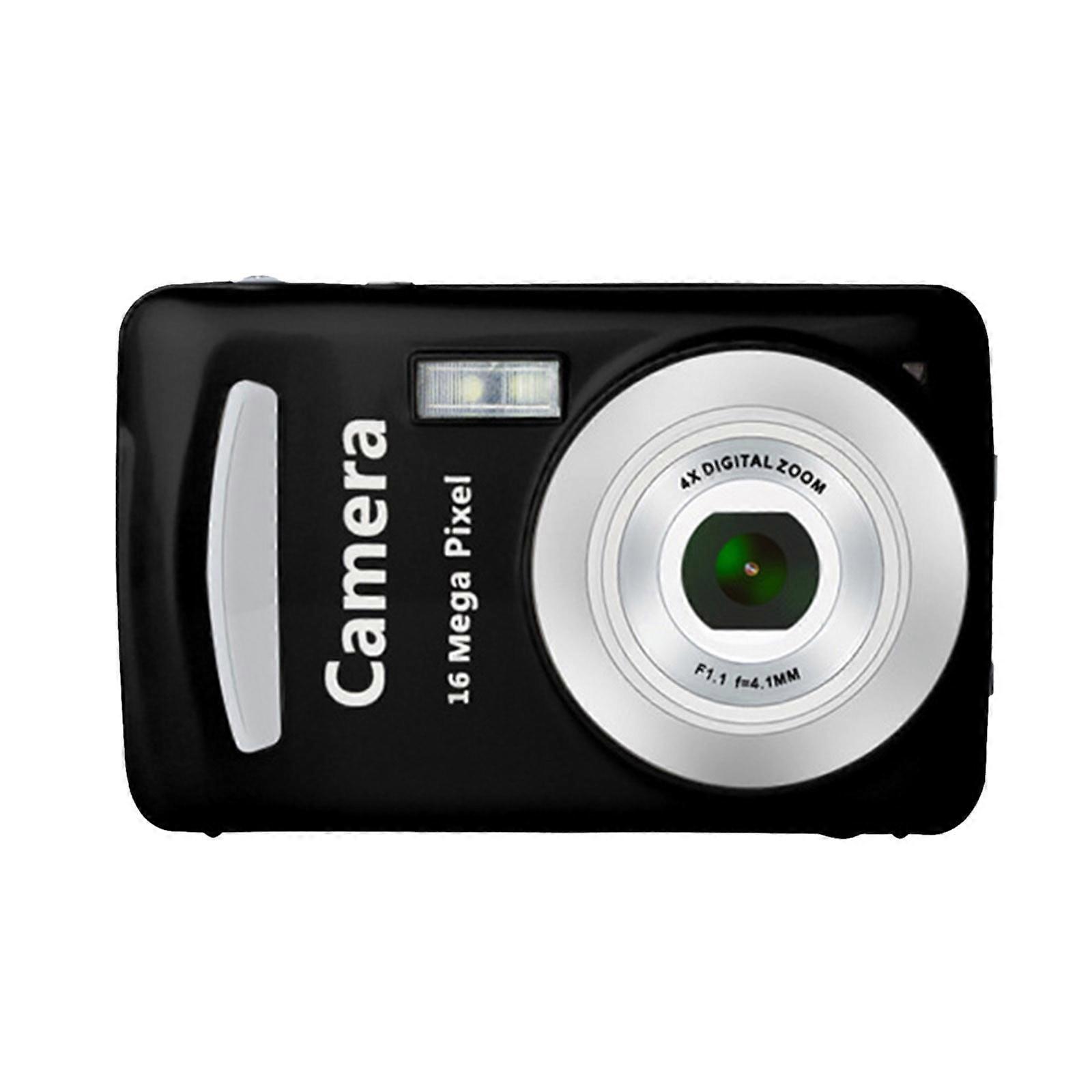 Quinlirra 16MP 2.4" HD Digital Camera with LED, Anti-Shake, Face Detection, 2.7" Screen - Compatible with Back to School