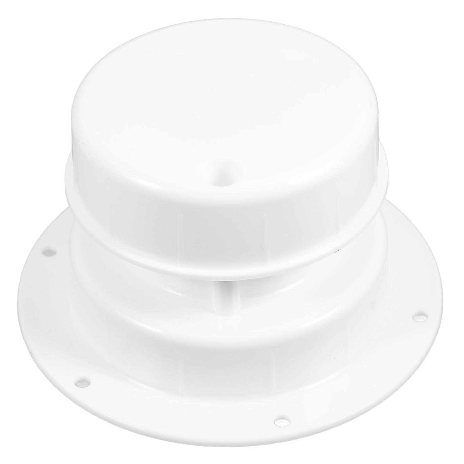 Plumbing Vent Cap Camper Vent Cap All Weather Conditions White PP Moisture Elimination 1Set