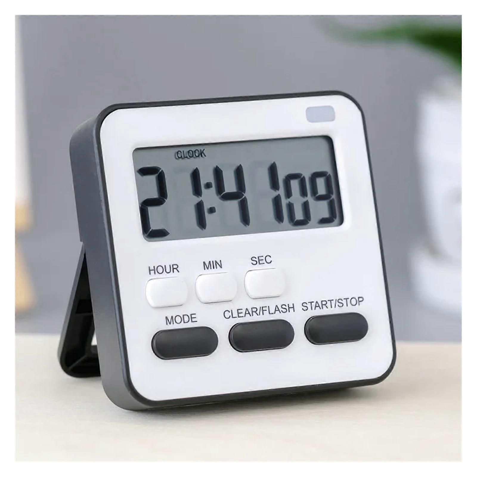 Digital Kitchen Timer with Flashing Light Countdown Alarm Clock for Cooking Sport Study Game Magnetic 2023