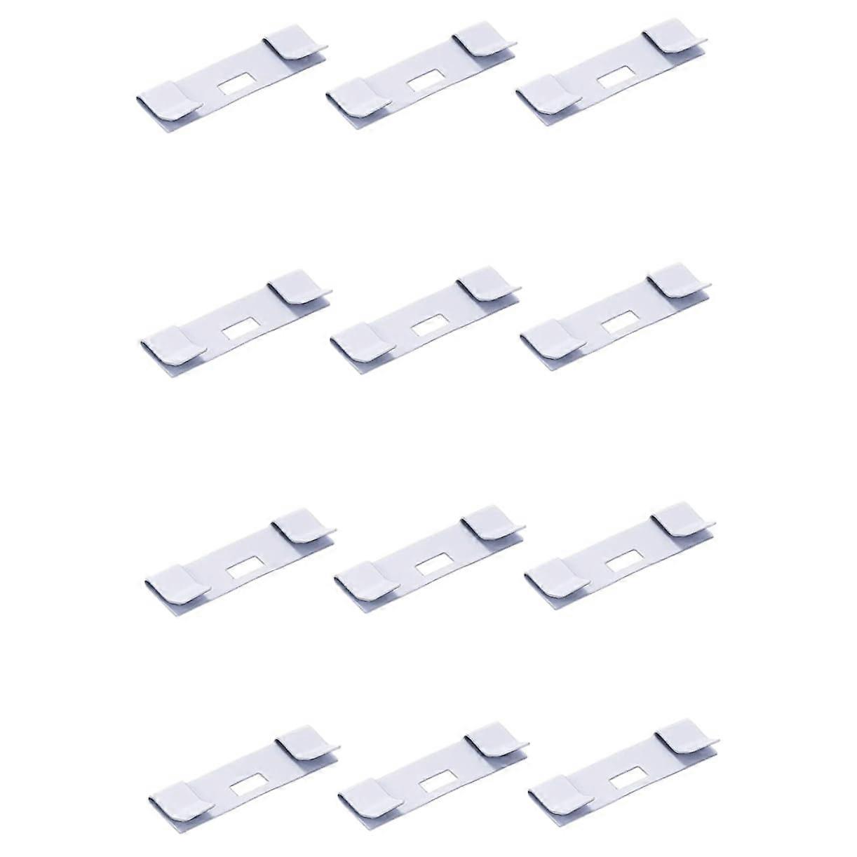 12pcs Vertical Blind  Clips Metal Vane Savers for Fixing Broken Slats with Storage Box