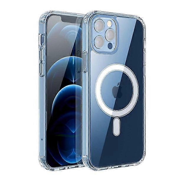Compatible with iPhone 15 - Magasafe Extra Shockproof Slim Soft Case Transparent