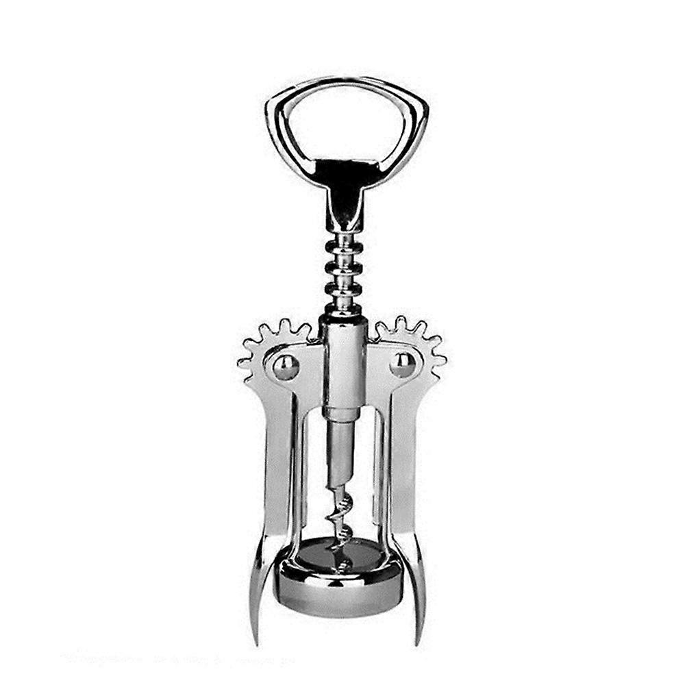 Stainless Steel Wing Corkscrew Wine Bottle Opener Set of 3 for Red and White Wine