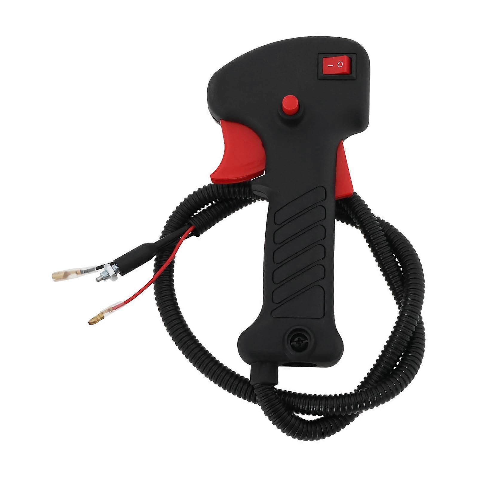 Lawn Mower Throttle Handle for Fuxtec FXMS152 FXPS152 with Ergonomic NonSlip Grip