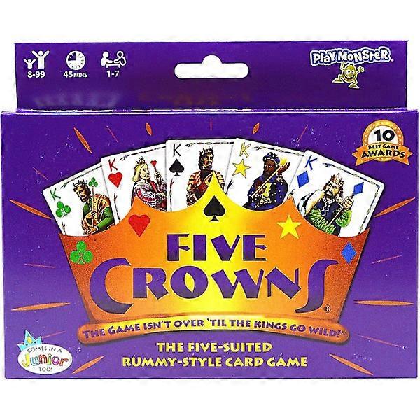 Five Crowns Card Game - Fun for all ages, 2-6 players