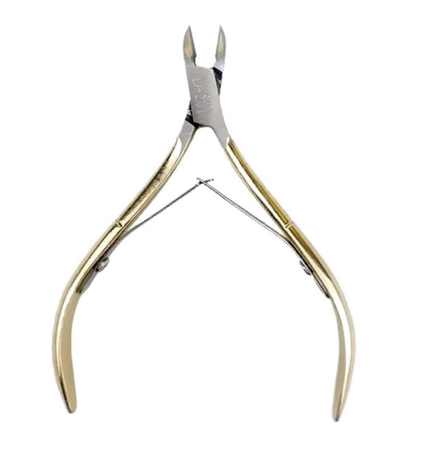 Stainless Steel Nail Clipper and Cuticle Nipper with Rotatable Handle for Precision Trimming