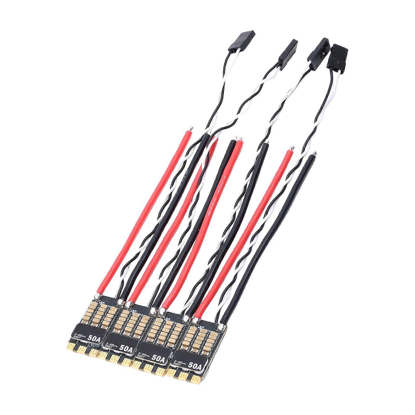 50A AM32 Speed Controller Engineered for FPV Long Time Performances in Extreme Outdoor Flight Environments Multicolor