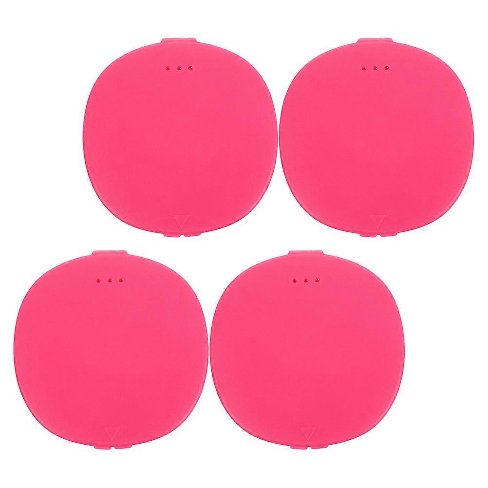 Cups Storage Case for 4Pcs Plastic Period Holder Pink