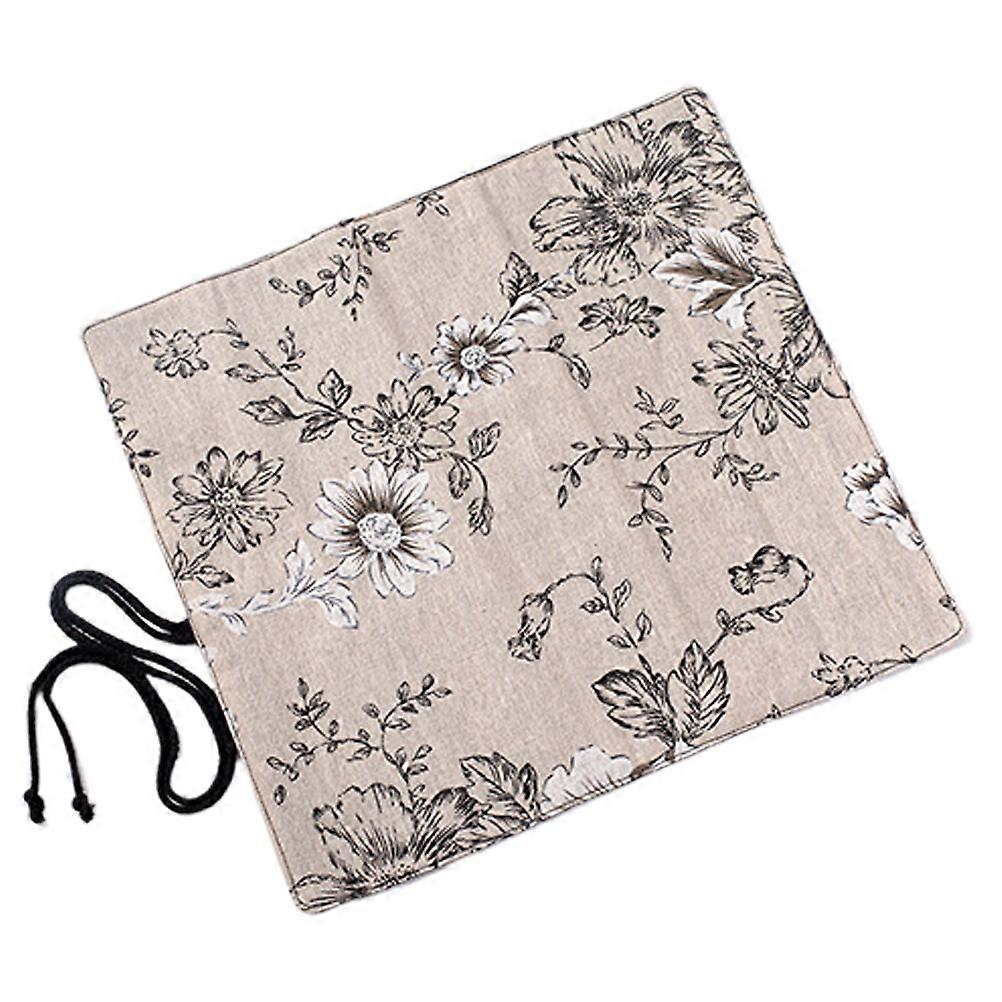 Canvas Paint Brush Rollup Pencil Case for School Use with 3Pcs 20 Slots