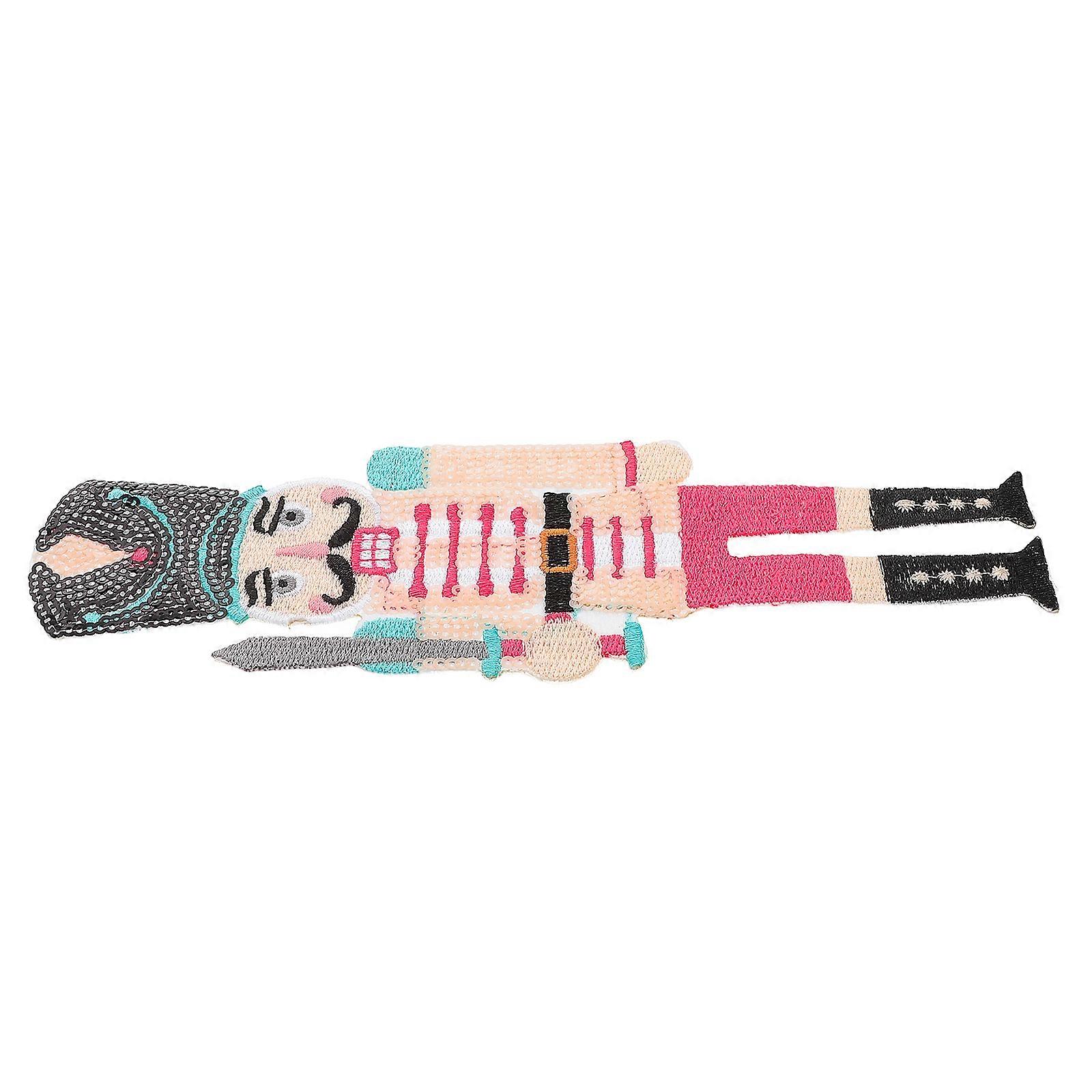 Cartoon Nutcracker Patch Iron on Patches for Decoration