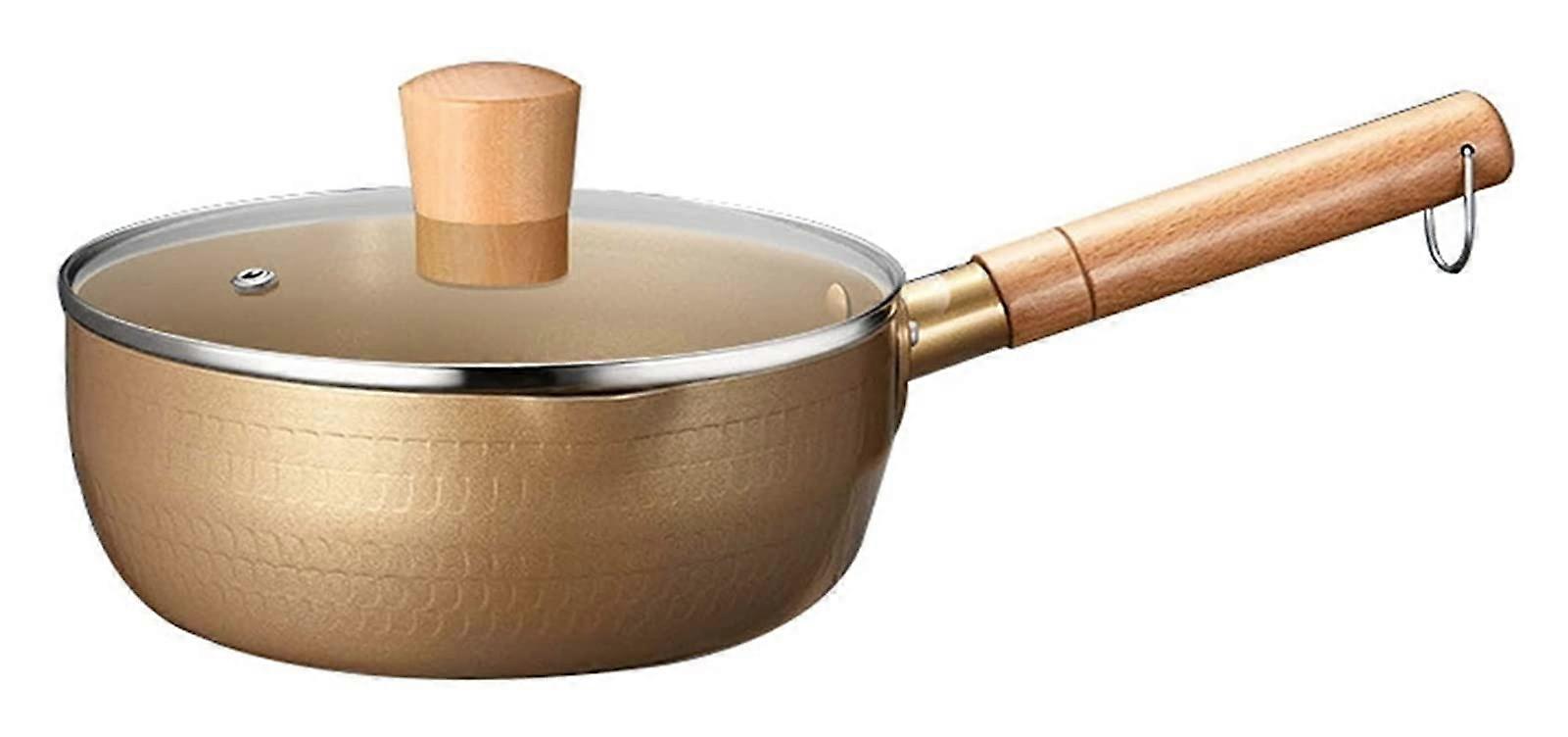 Non Stick Frying Pan Aluminum Alloy Wok 3 in 1 Cooking Even Heat Distribution Easy Clean