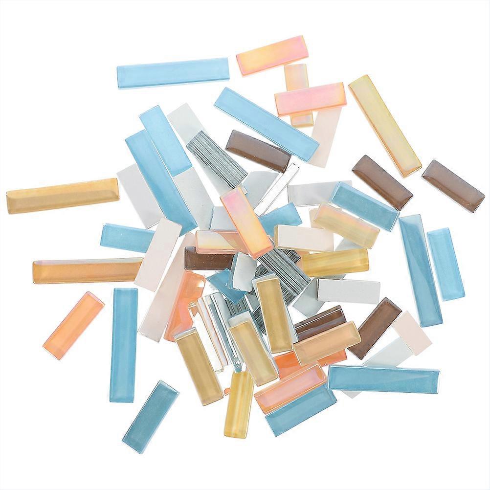 Crystal Rectangle Mosaic Tiles for DIY Craft Project 1 Bag