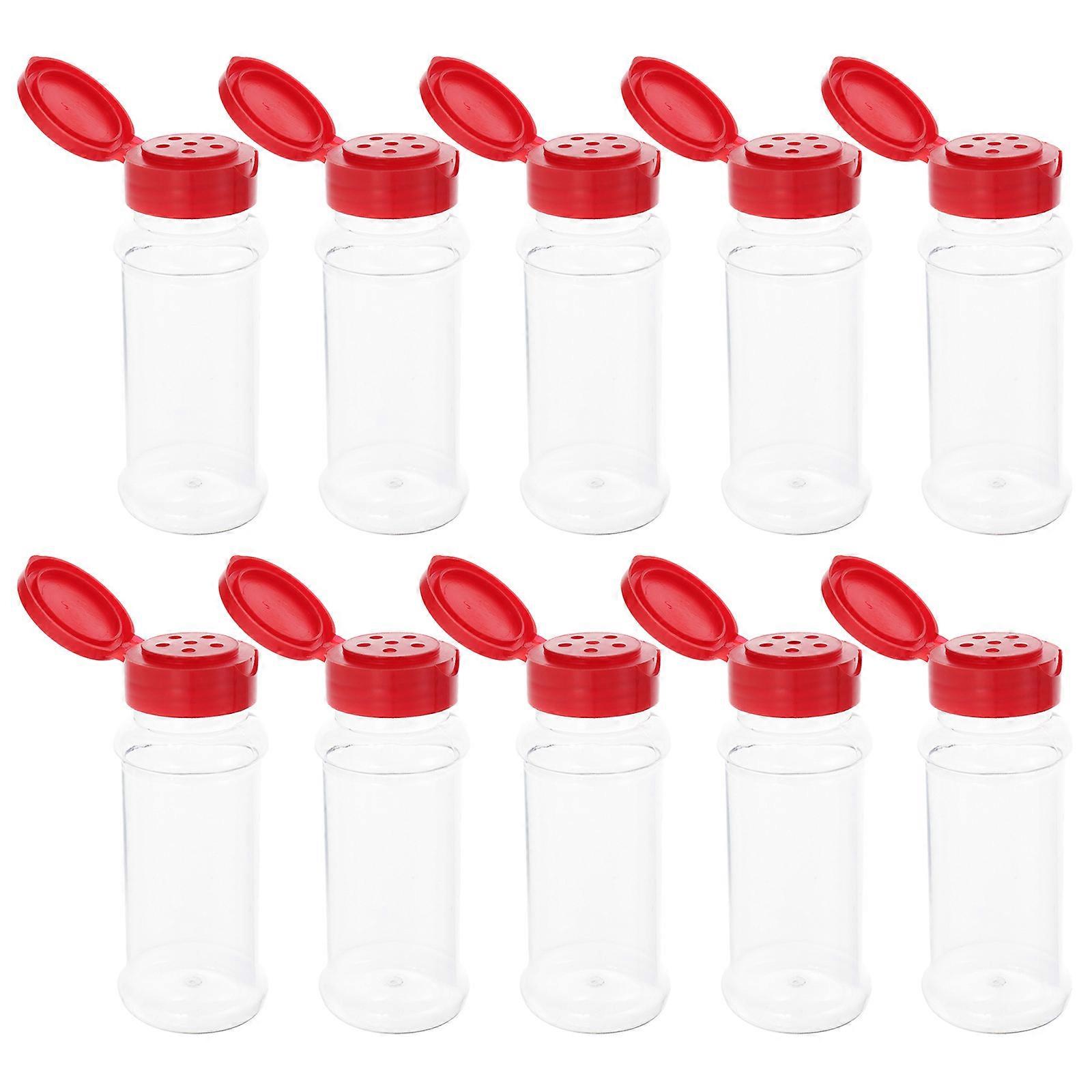 Pepper Shakers Empty Bottle Environmentally Friendly Material Cylindrical Kitchen Use 10Pack