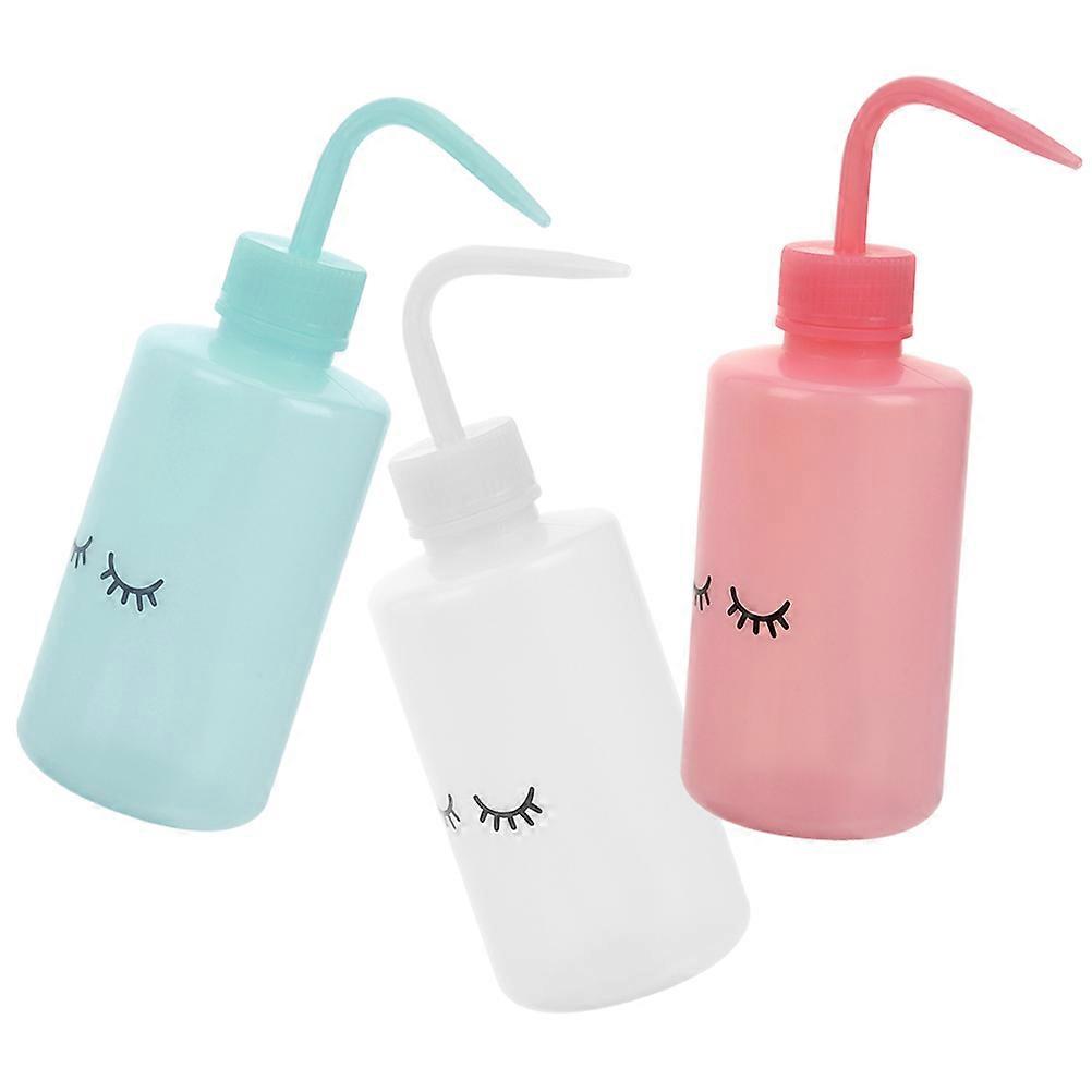 Washing Bottle Squeeze Bottle for Storage 3Pcs with Assorted Color Plastic