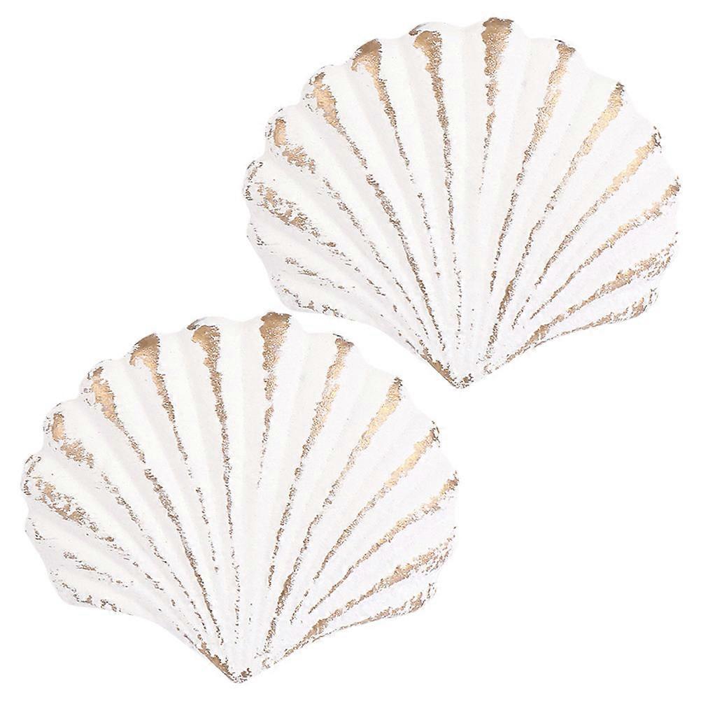 Ocean Theme Seashell Drawer Handle for Home 8Pcs White Pulls