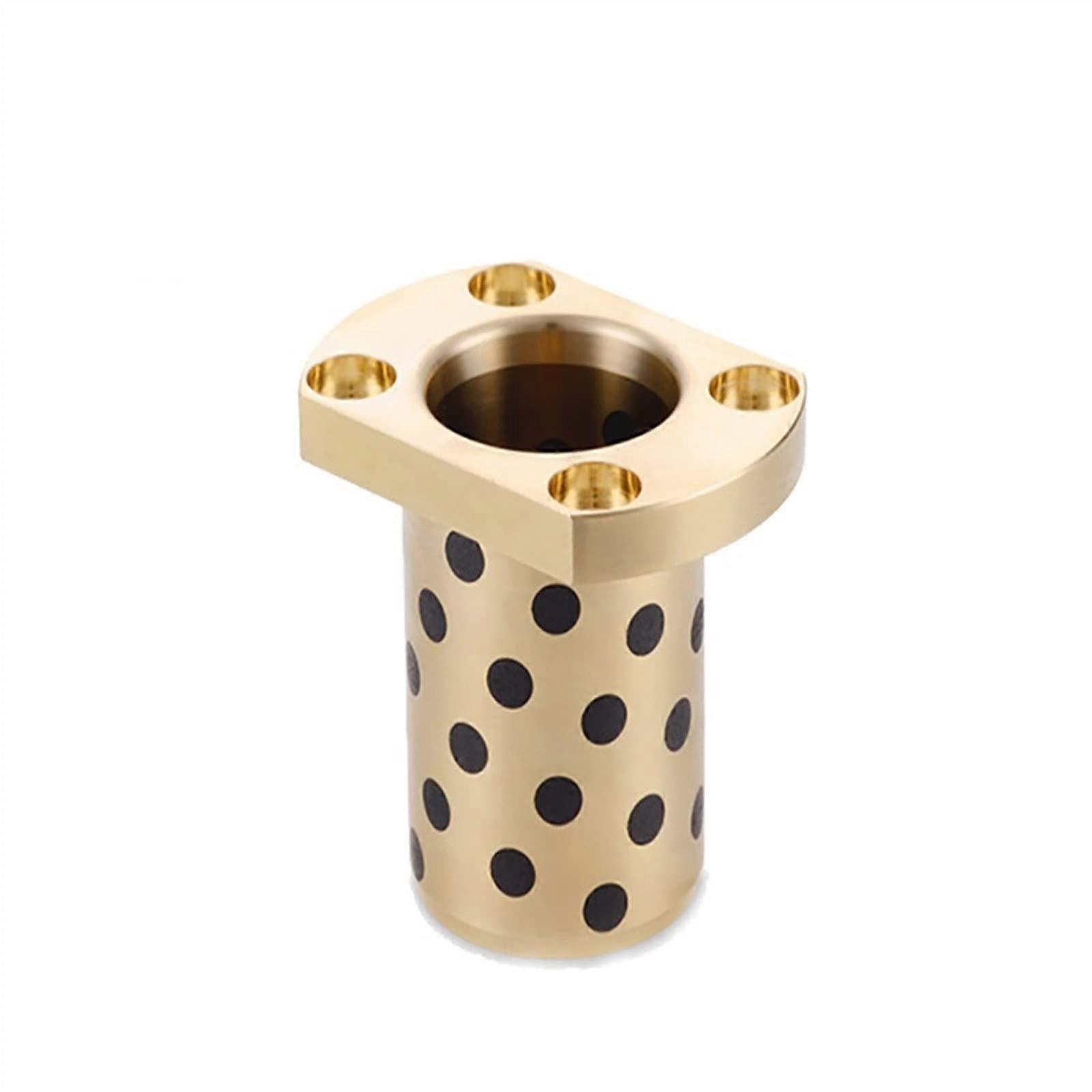 Graphite Bronze Flanged Bushing SelfLubricating  Load Brass Sleeve Bearing 3063mm
