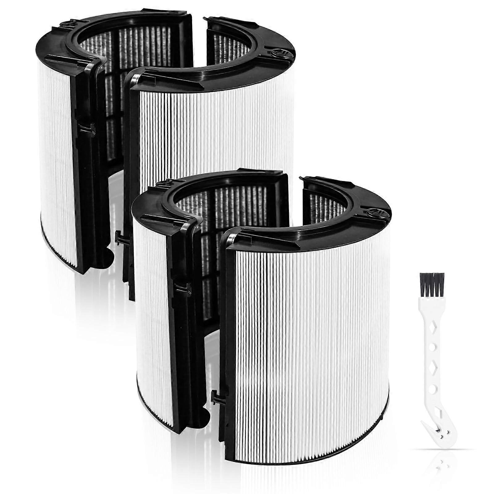 Air Purifier Replacement Filter 2 Pack for Dyson TP04 HP04 PH01 Models, 360° Activated Carbon