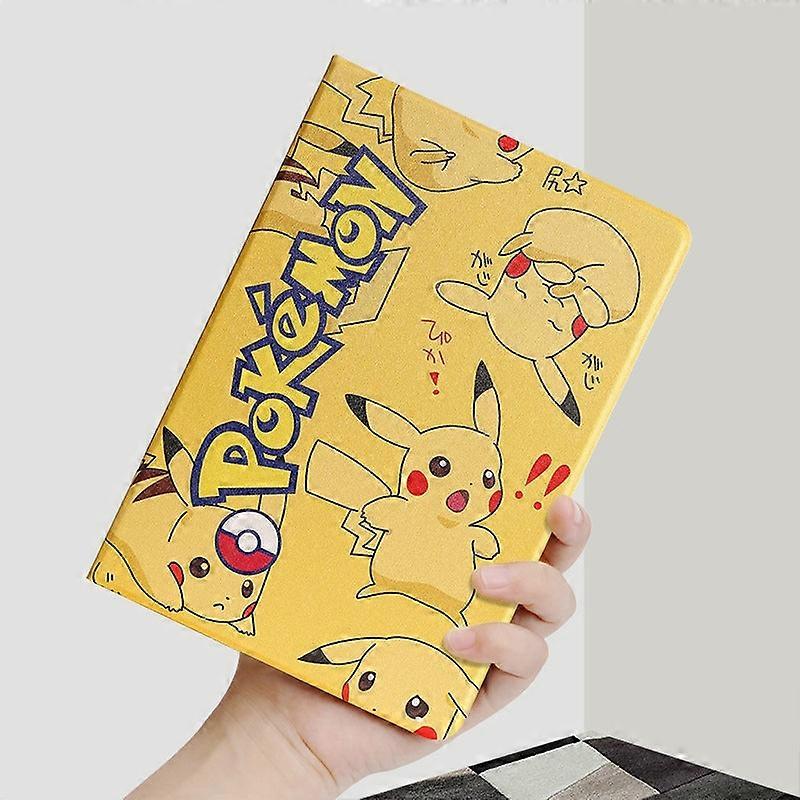 Case For Ipad Air6 2024 Edition 11" Pikachu Expression Silicone Fully Soft