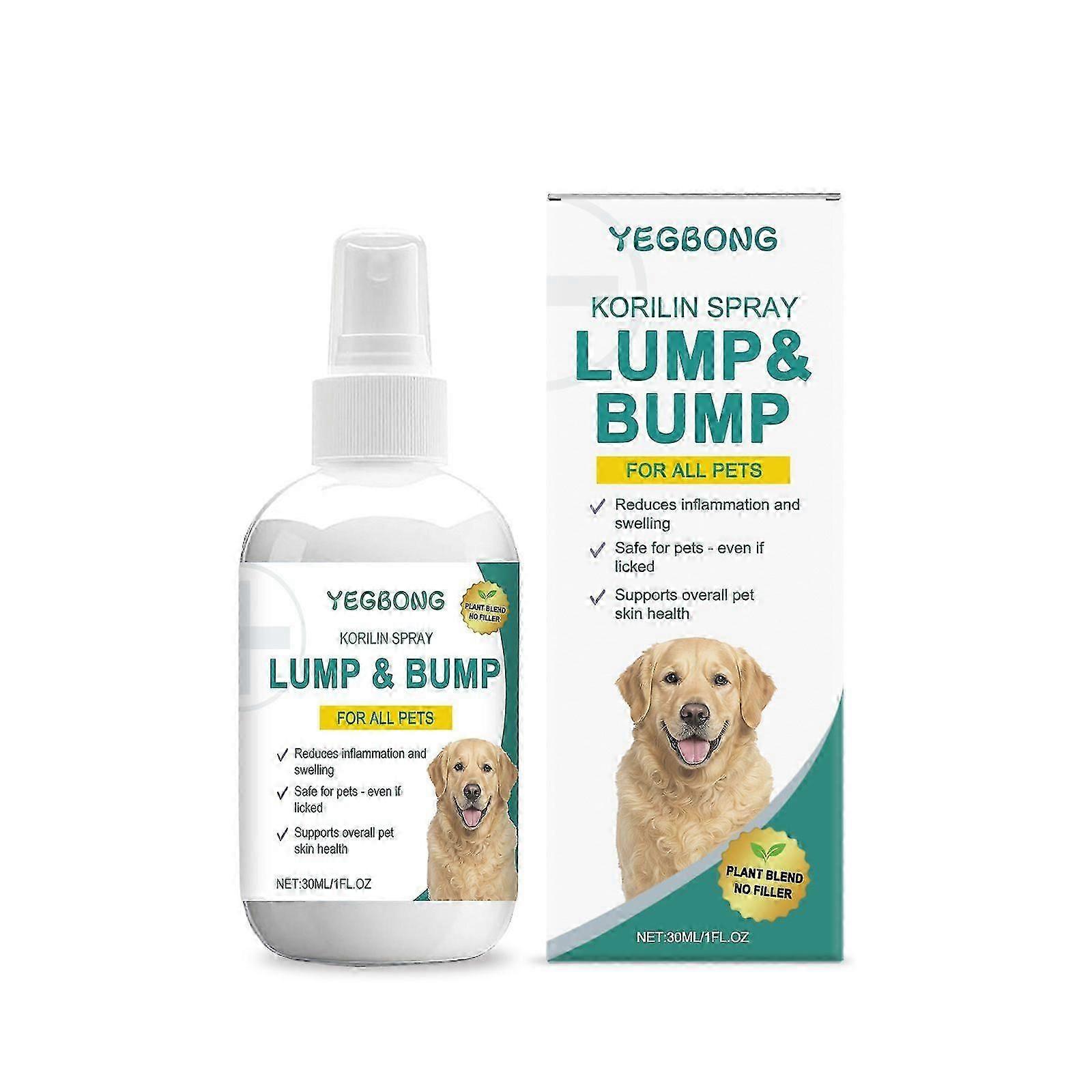 Korilin Lumps & Bumps Pet Spray, Lumps & Bumps Pet Body Care Spray, Dog Cat Discomfort Swelling Relief Spray, Pet Anti-Itch Spray