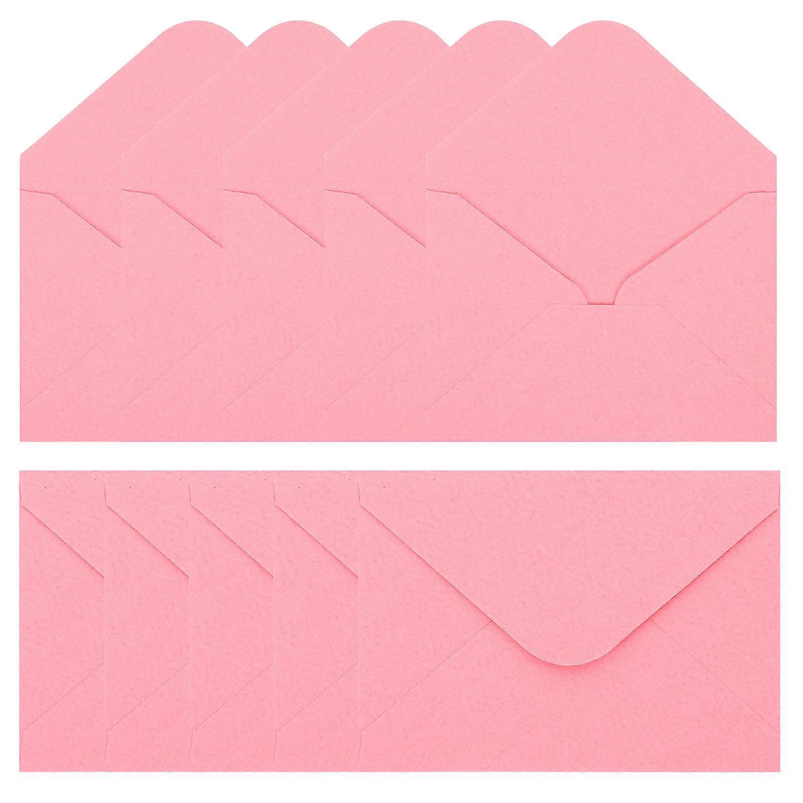 Cash Envelopes for Organizing 10Pcs Pink Paper
