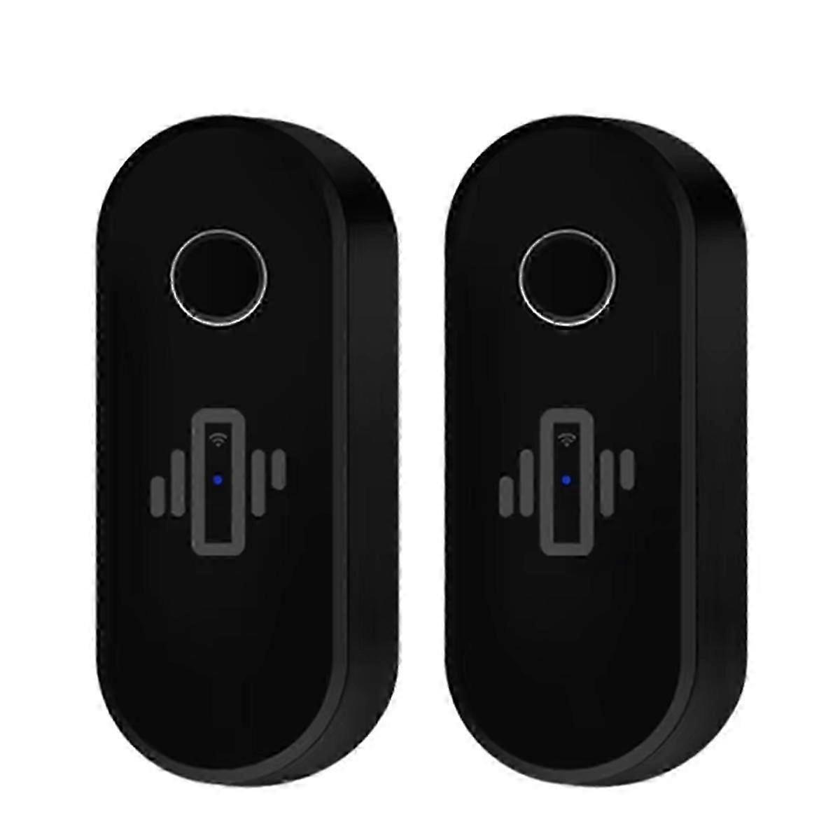 2Pcs Smart WiFi Vibration Sensor Alarm Wireless Vibration Detector Alert Real-Time Activity & Shock