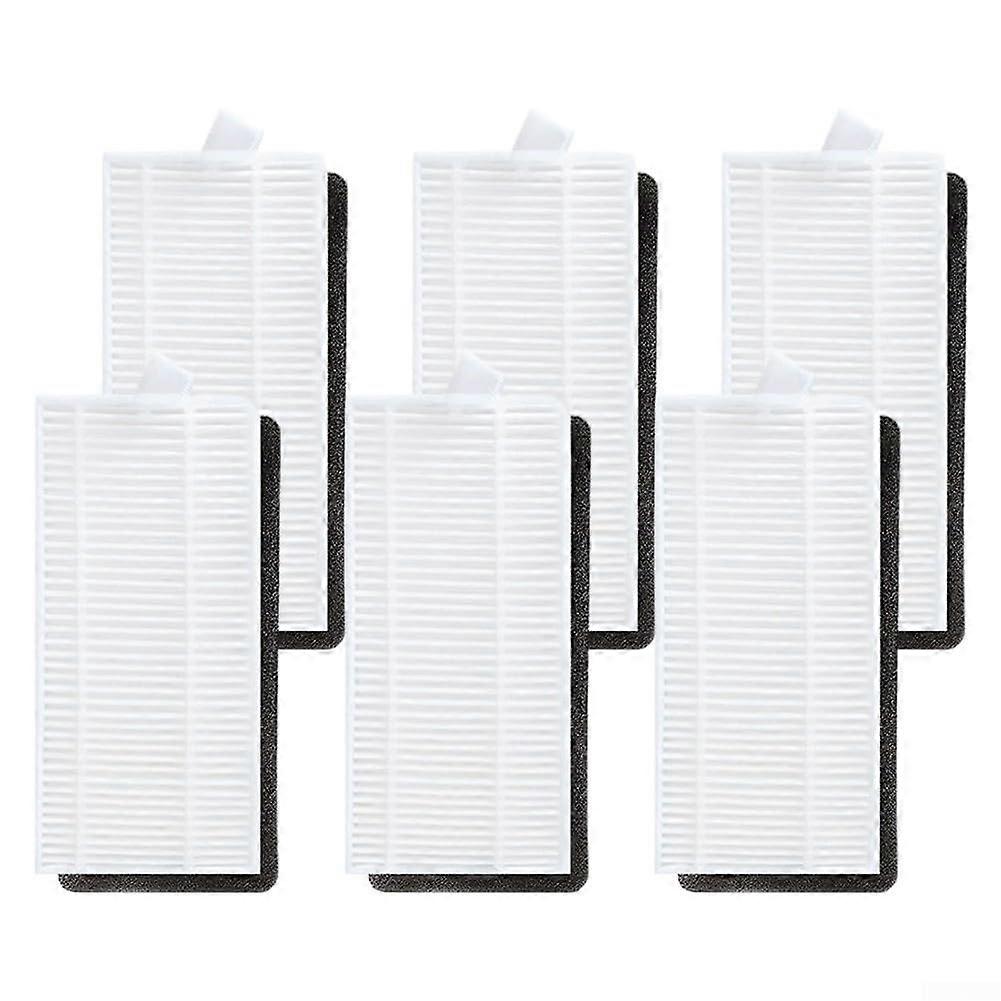 6Pcs Washable Reusable Vacuum Cleaner Filters for LS23, Efficient Dust Filtration Replacement