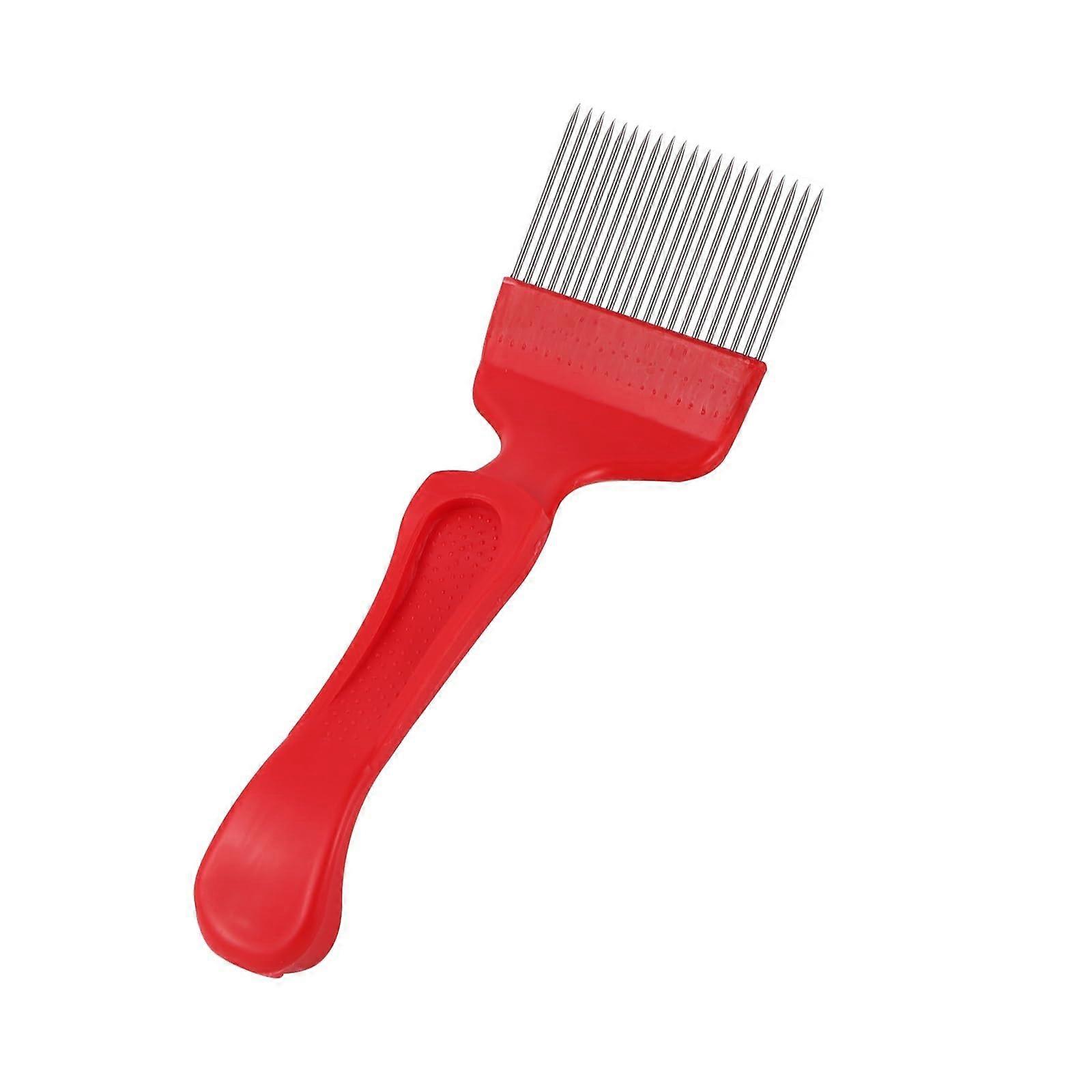 10Pcs Stainless Steel Honey Uncapping Fork Beekeeping Tools with Pin Straight Needles for Efficient Honeycomb Scraping