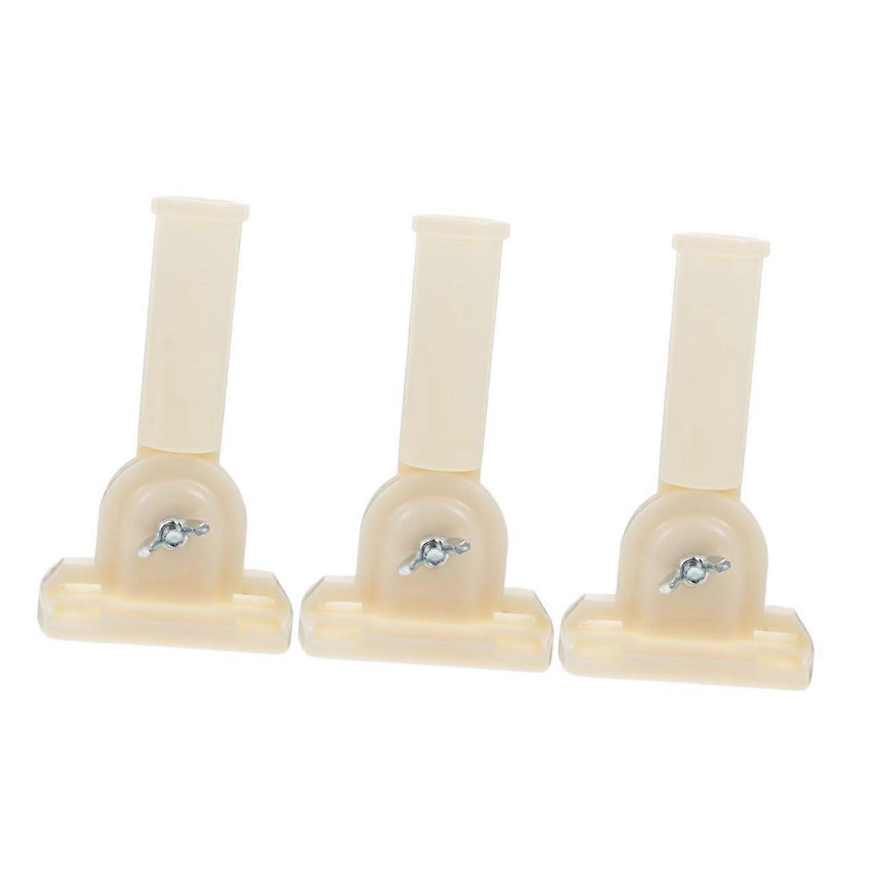 3pcs Adjustable Flag Pole Bracket for Wall Mount Outdoor Weather Resistant Holder with Sturdy Base