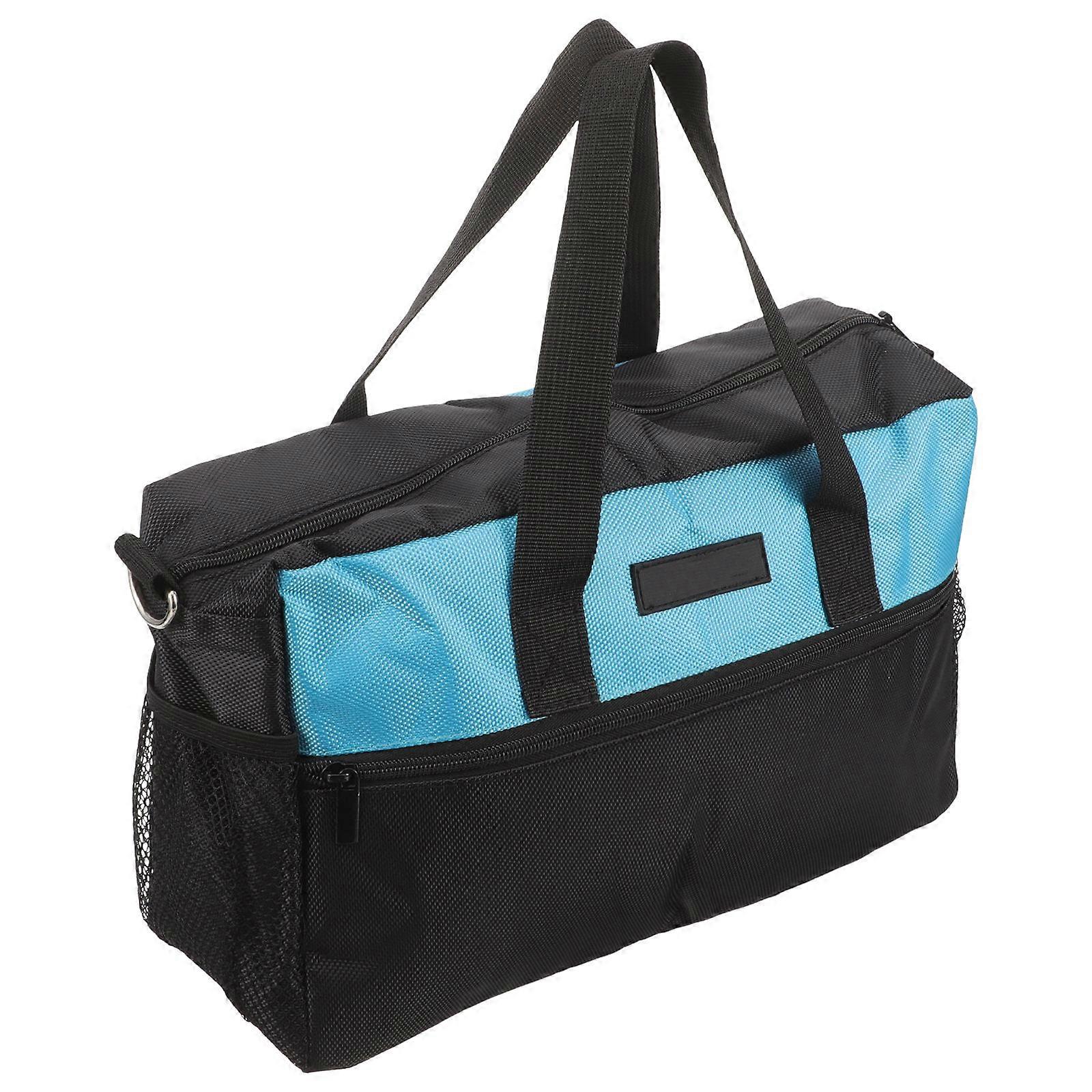 Tool Storage Tool Bag Heavy Duty Rectangular Portable Blue 35x13x20cm Large Capacity 1Pack