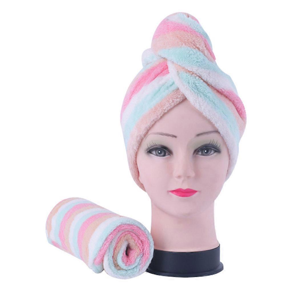 Hair Drying Cap Thickened Microfiber Wrap for Hair Drying Multi Color