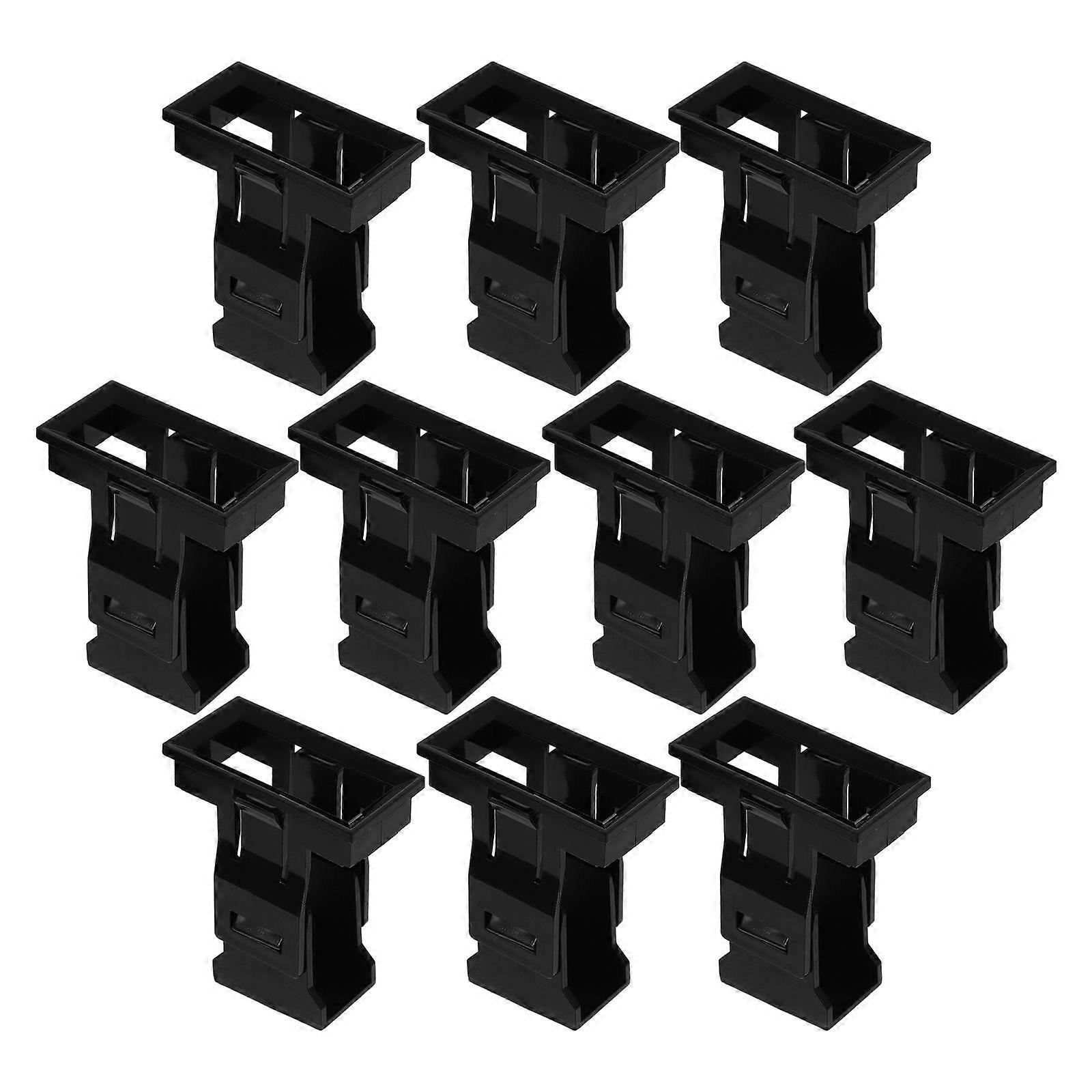 Circuit Breaker Holder Plastic Bracket for Small Breaker Fixing 10Pcs