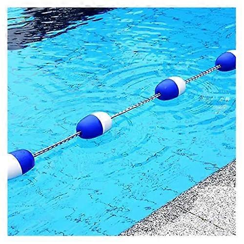 Pool Safety Rope with Adjustable Blue and White Lane Divider,  Visibility for Inground Pools