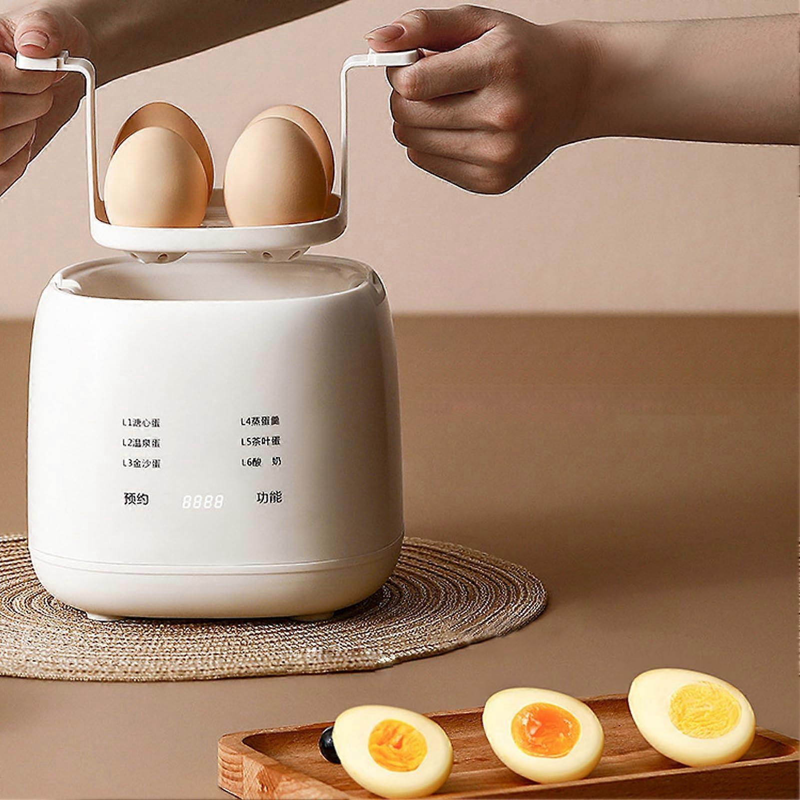 Automatic Electric Egg Cooker with Timer, Six Modes, Auto ShutOff, Hard or Soft Boiled Eggs